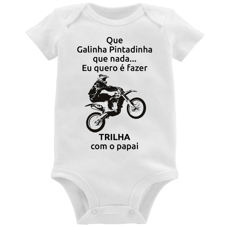 Body Bebê Trilha com o papai