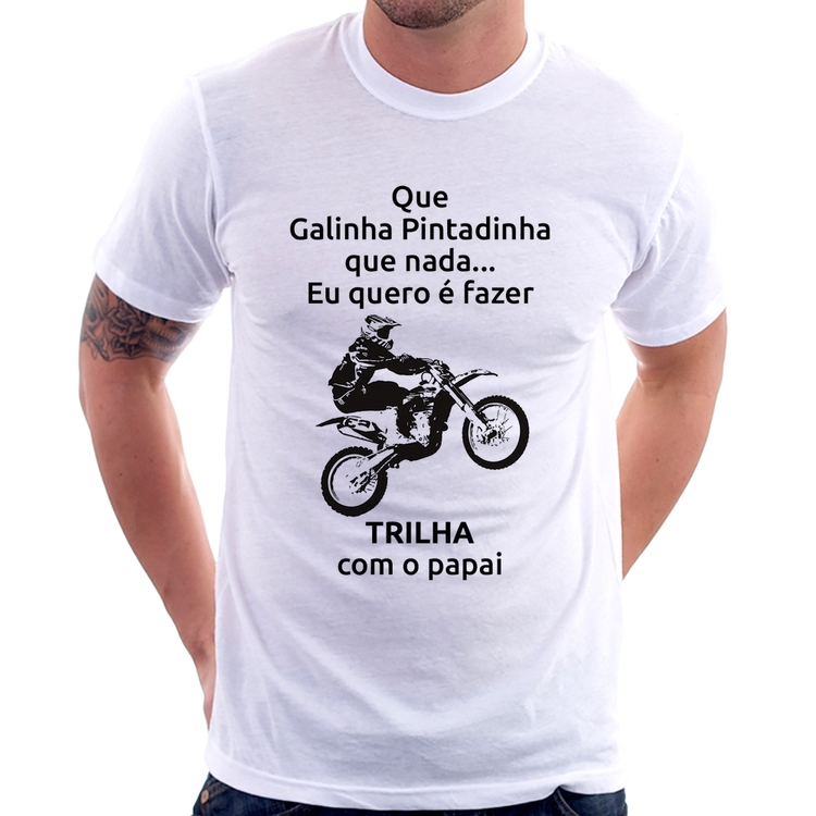 Camiseta Trilha com o papai