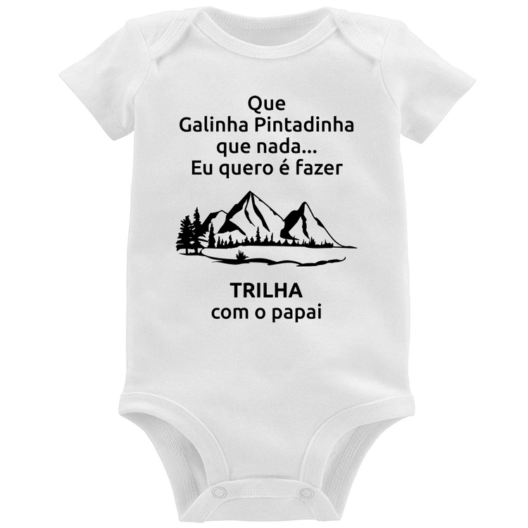 Body Bebê Trilha com o papai Trekking