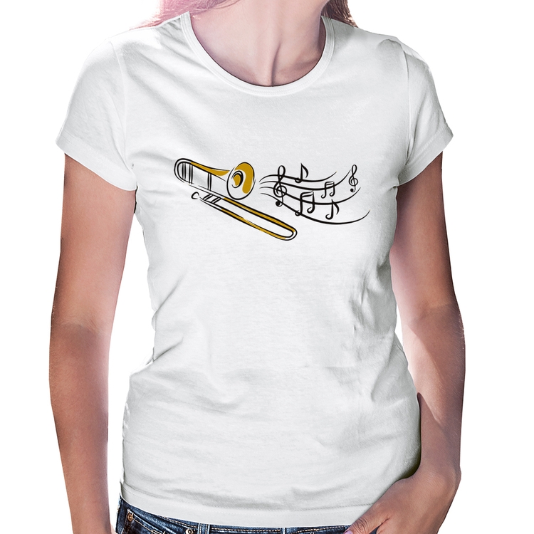 Baby Look Trombone Notas Musicais