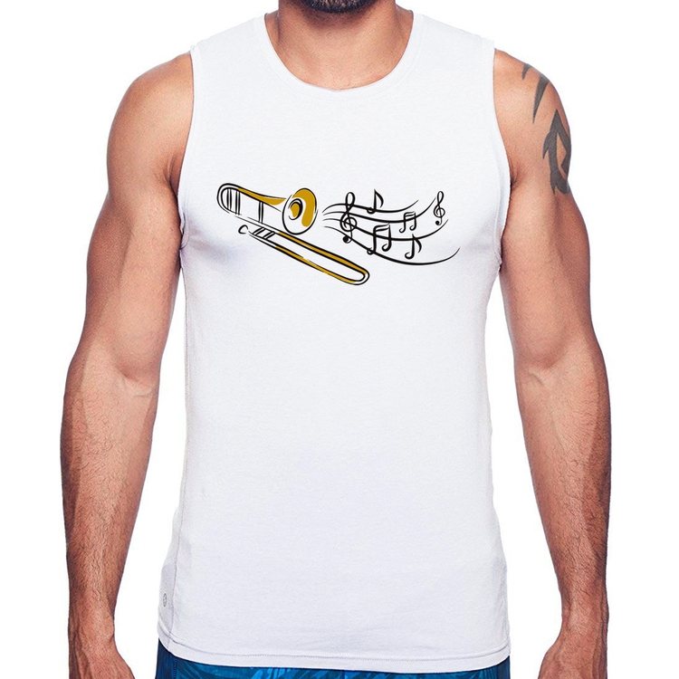 Regata Trombone Notas Musicais