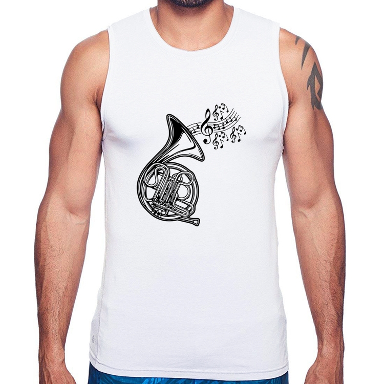 Regata Trompa Notas Musicais
