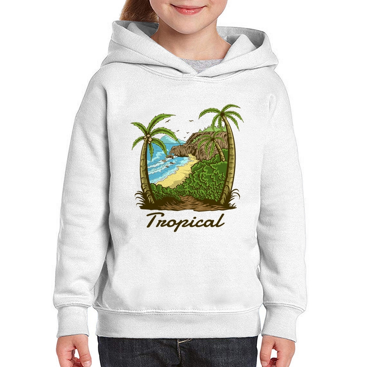Moletom Infantil Tropical Beach