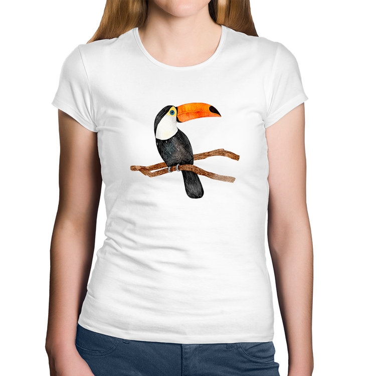 Baby Look Algodão Tucano - Branca