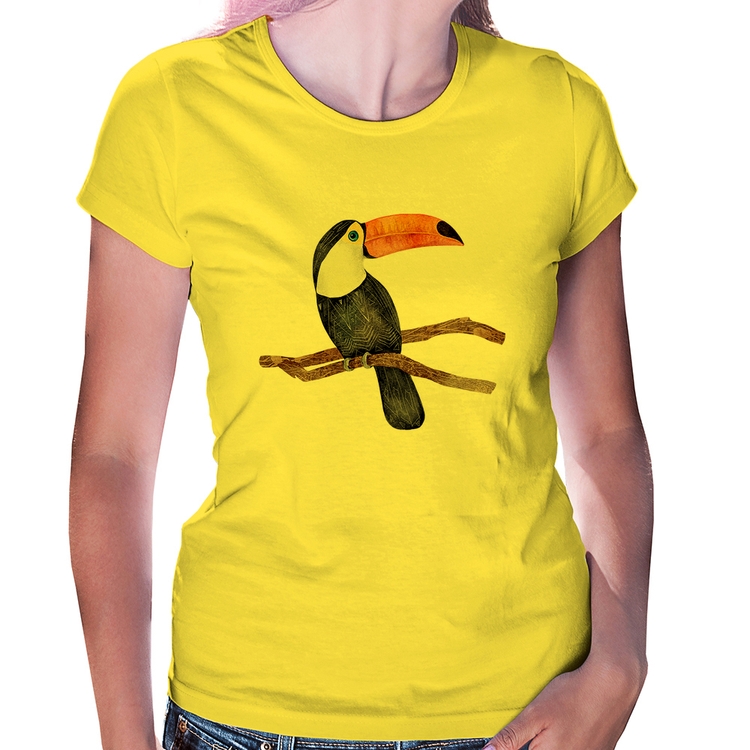 Baby Look Tucano - Amarela