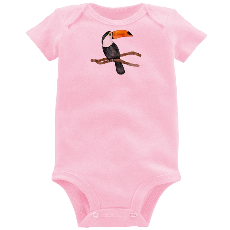 Body Bebê Tucano - Rosa Bebê