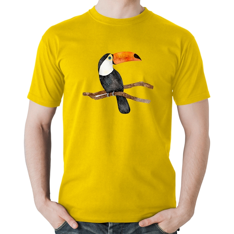 Camiseta Algodão Tucano - Amarela