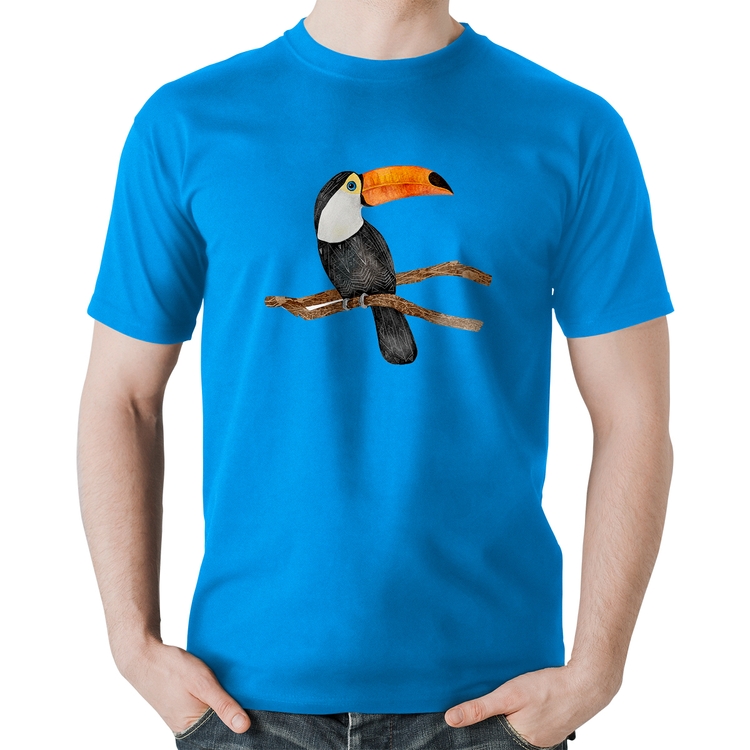 Camiseta Algodão Tucano - Azul