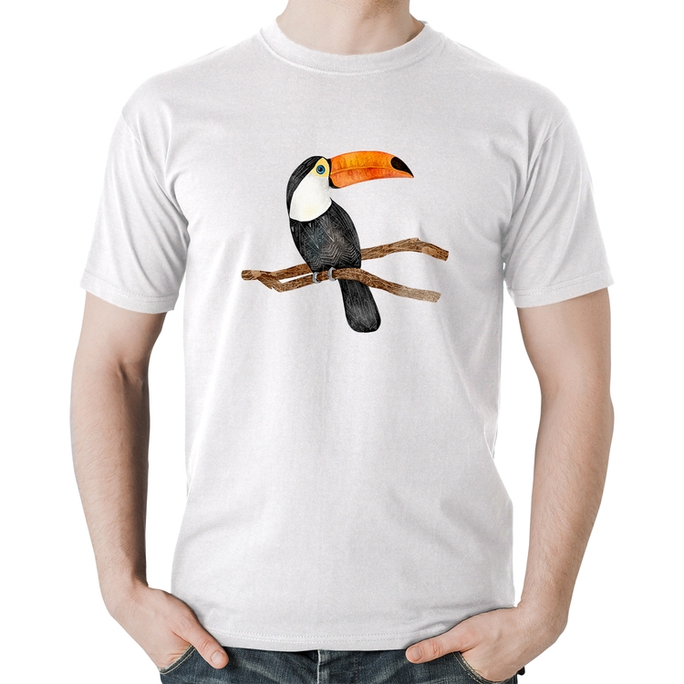 Camiseta Algodão Tucano - Branca