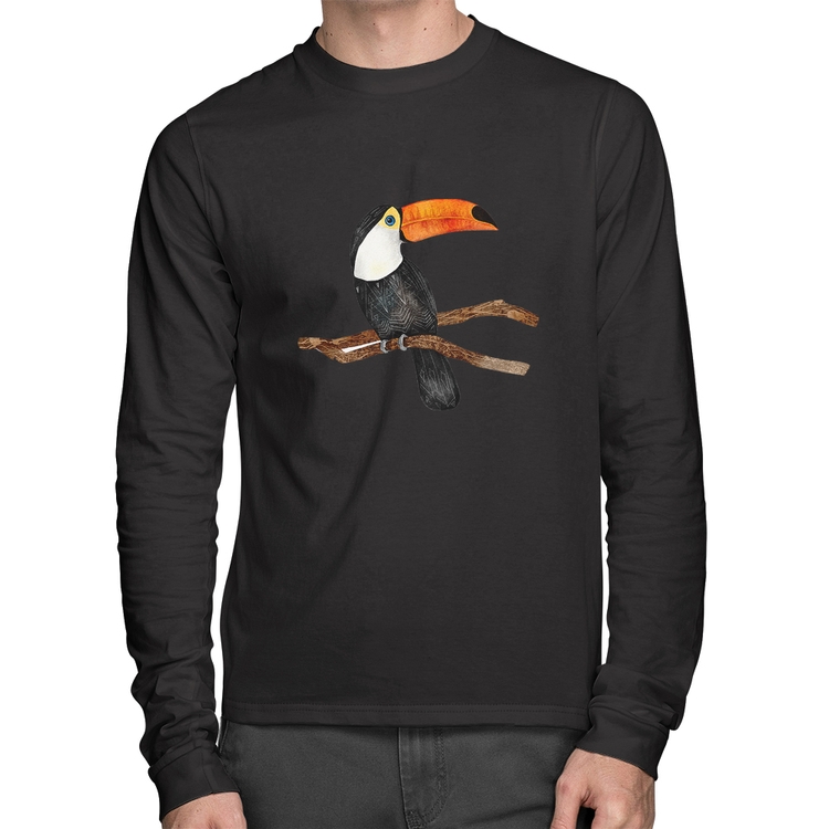 Camiseta Algodão Tucano Manga Longa