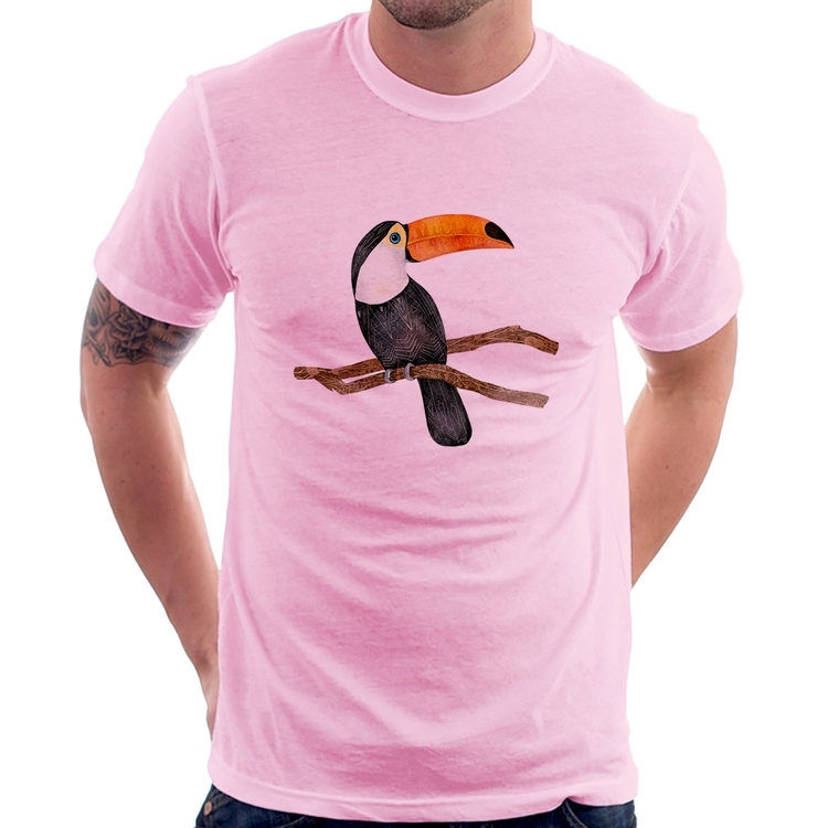 Camiseta Tucano - Rosa Bebê