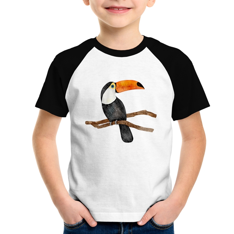 Camiseta Raglan Infantil Tucano