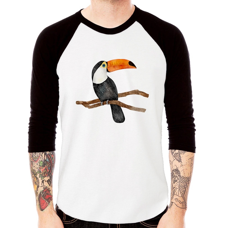 Camiseta Raglan Tucano Manga 3/4