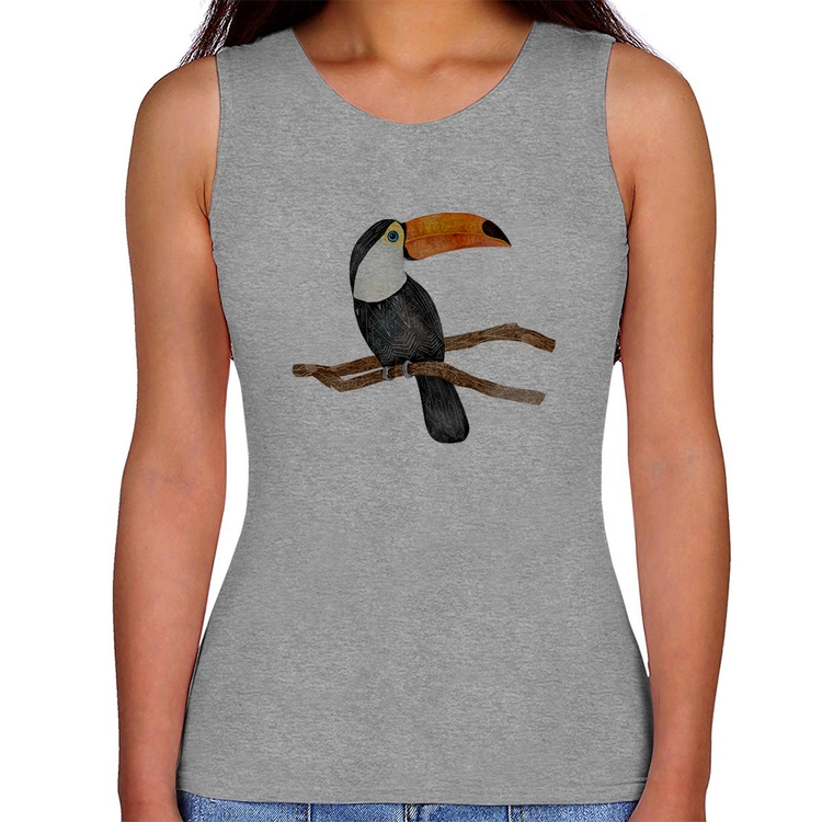 Regata Feminina Tucano - Cinza