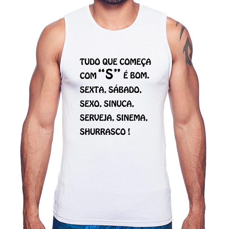 Regata Tudo que começa com S é bom