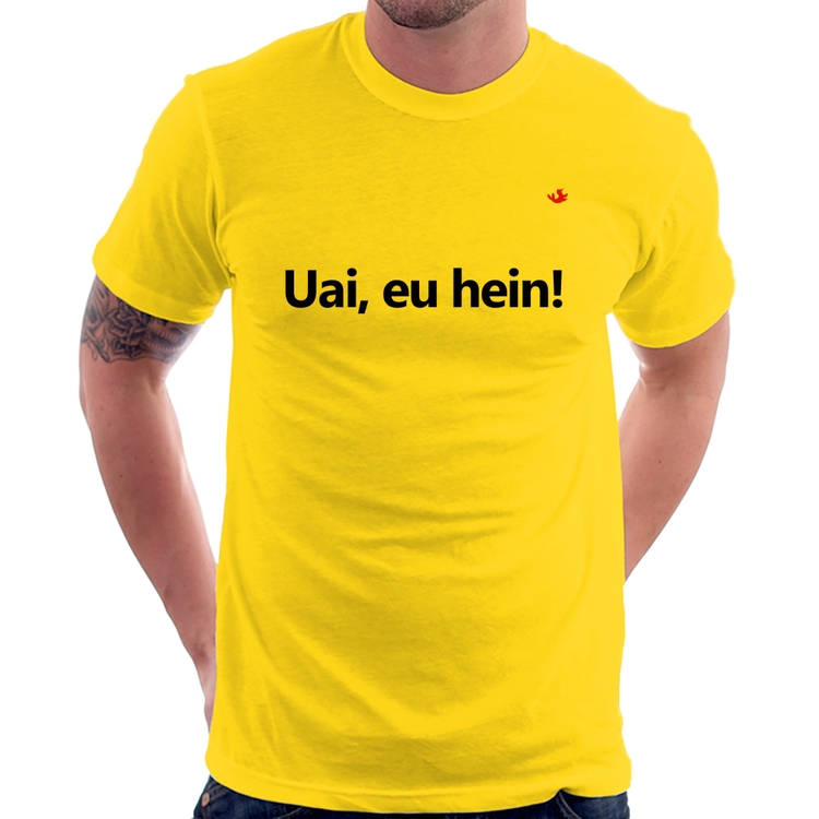 Camiseta Uai, eu hein! - Amarela