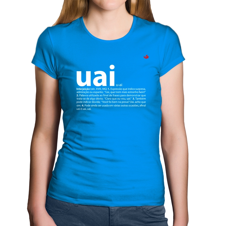 Baby Look Algodão Uai - Significado - Azul