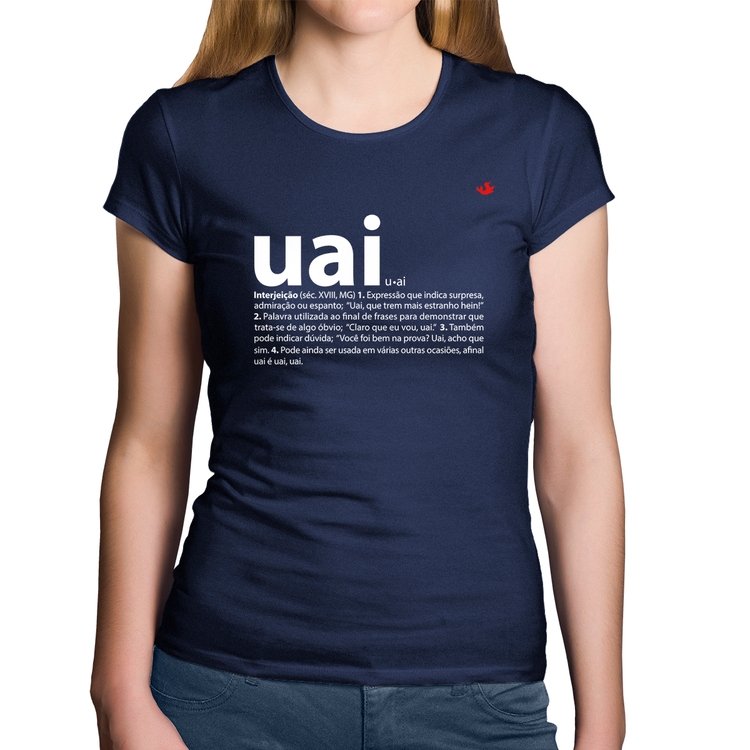 Baby Look Algodão Uai - Significado - Marinho