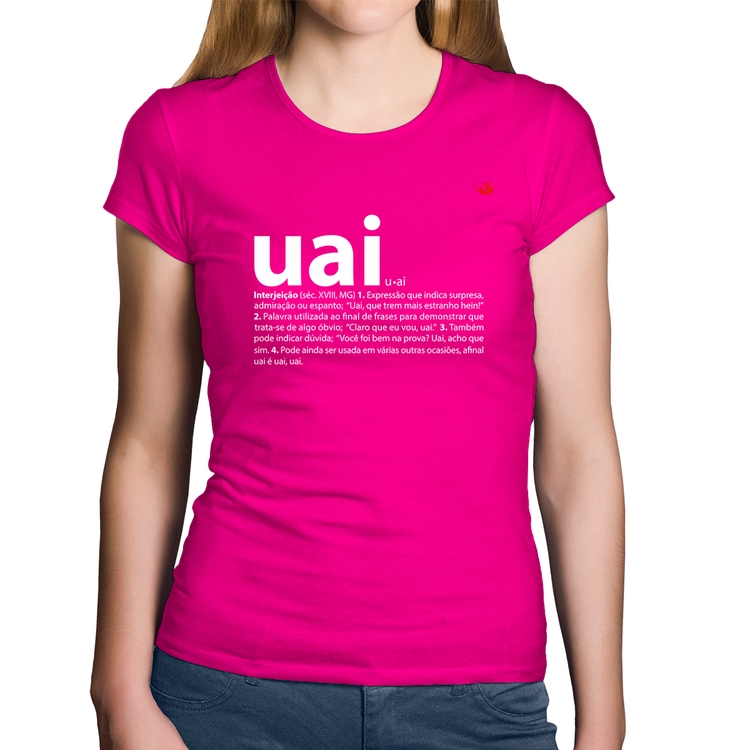 Baby Look Algodão Uai - Significado - Rosa