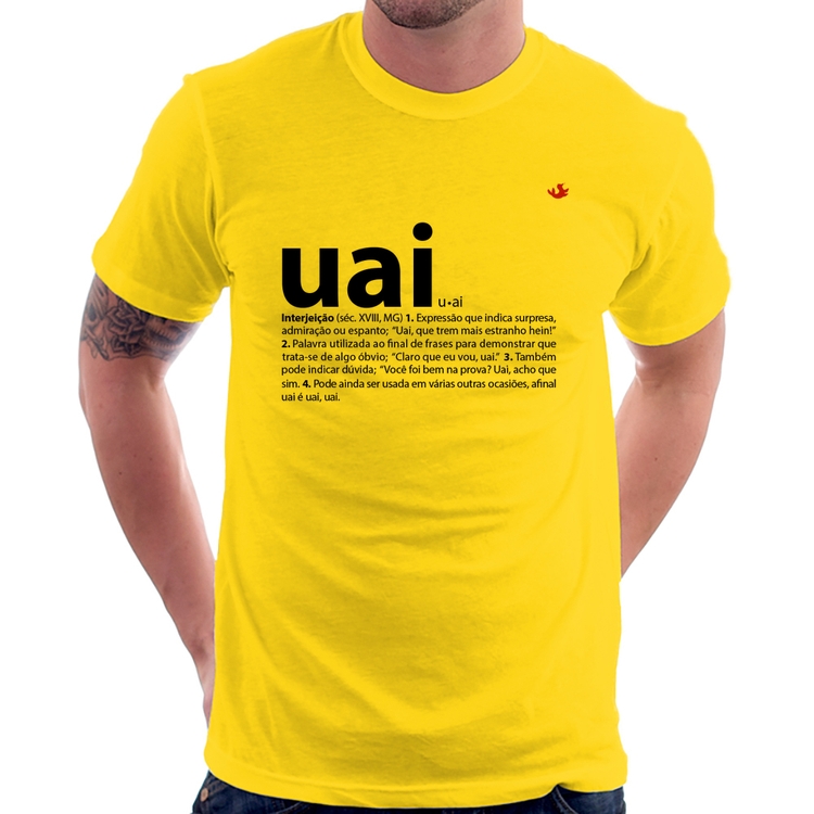 Camiseta Uai - Significado - Amarela
