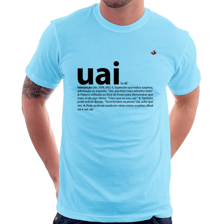 Camiseta Uai - Significado - Azul Bebê