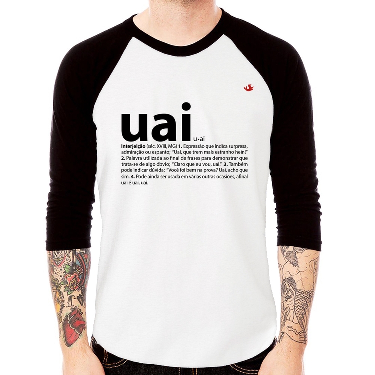 Camiseta Raglan Uai - Significado Manga 3/4