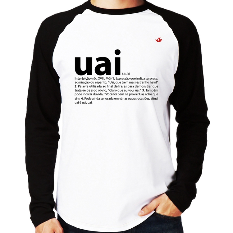 Camiseta Raglan Uai - Significado Manga Longa