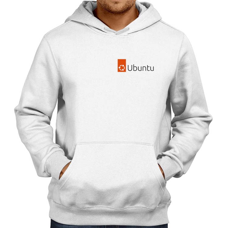 Moletom Ubuntu Linux - Branco