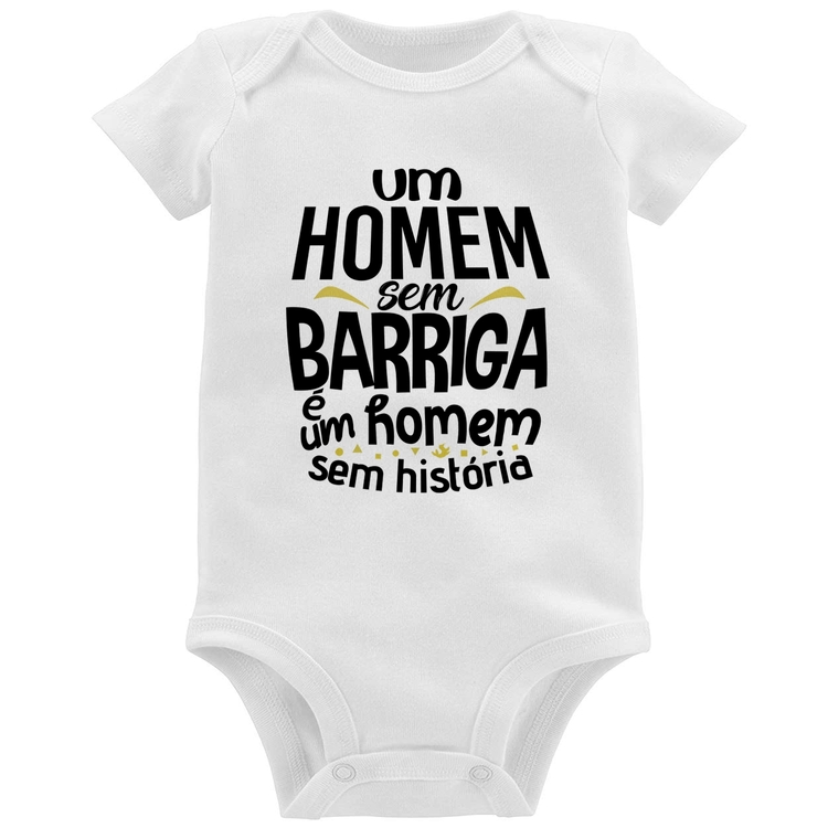 Body Bebê Um homem sem barriga é um homem sem história