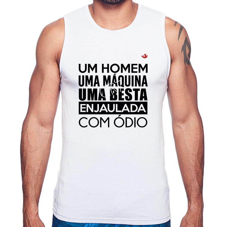 Regata Um homem, uma máquina, uma besta enjaulada com ódio