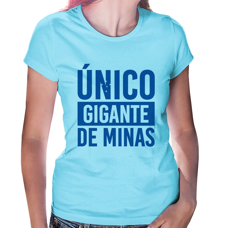 Baby Look Único gigante de Minas - Azul Bebê