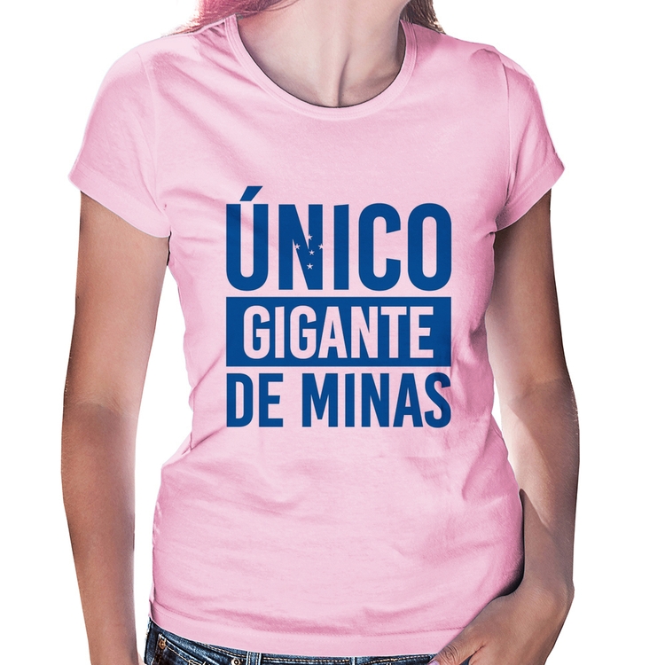 Baby Look Único gigante de Minas - Rosa Bebê