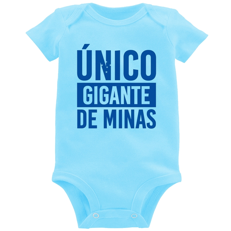 Body Bebê Único gigante de Minas - Azul Bebê