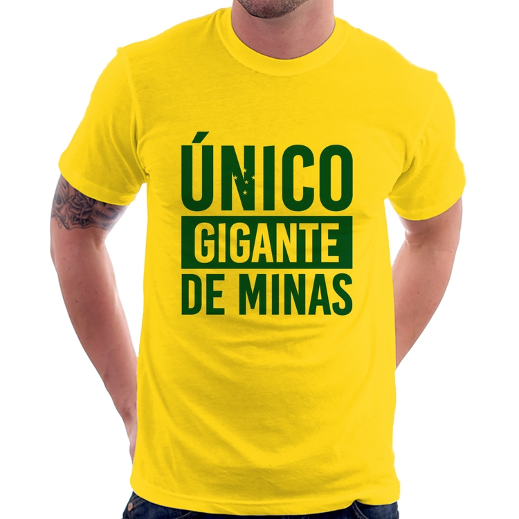 Camiseta Único gigante de Minas - Amarela