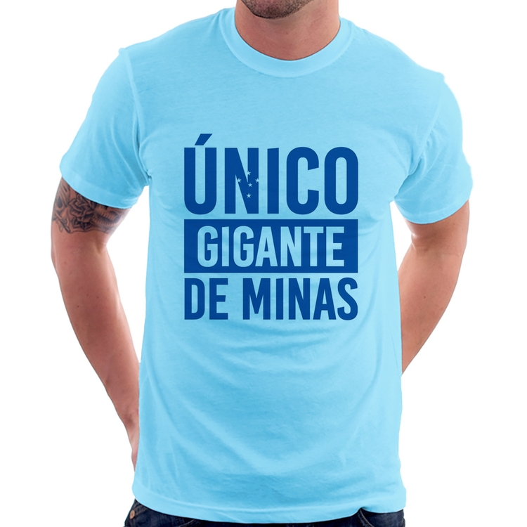 Camiseta Único gigante de Minas - Azul Bebê