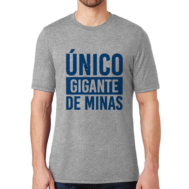 Camiseta Único gigante de Minas - Cinza