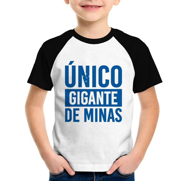Camiseta Raglan Infantil Único gigante de Minas