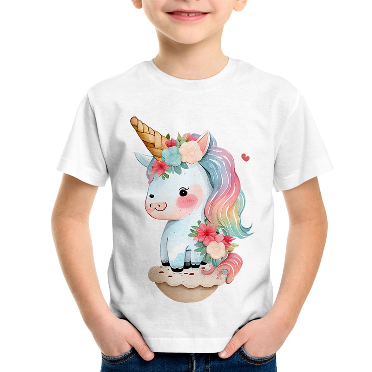 Camiseta Infantil Unicórnio Bebê