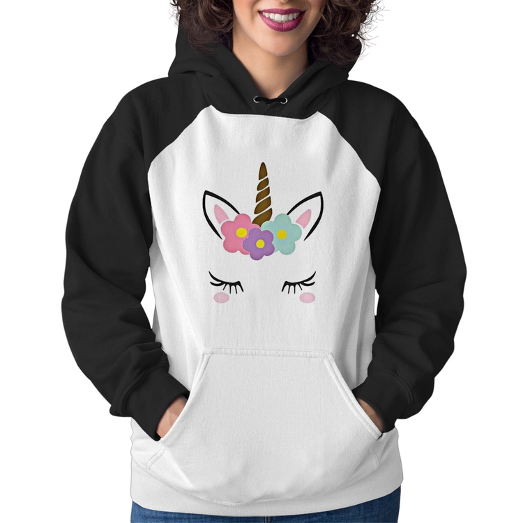 Moletom Feminino Unicórnio Cílios