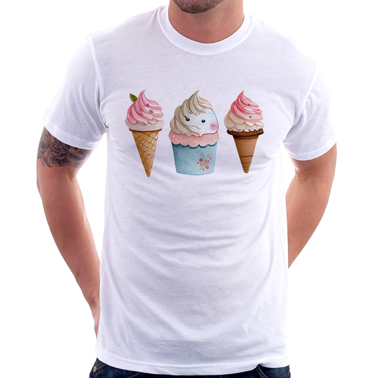 Camiseta Unicórnio Sorvete