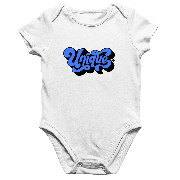 Body Bebê Algodão Unique - Branco