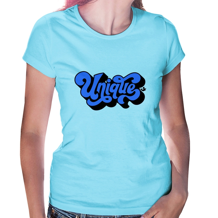 Baby Look Unique - Azul Bebê