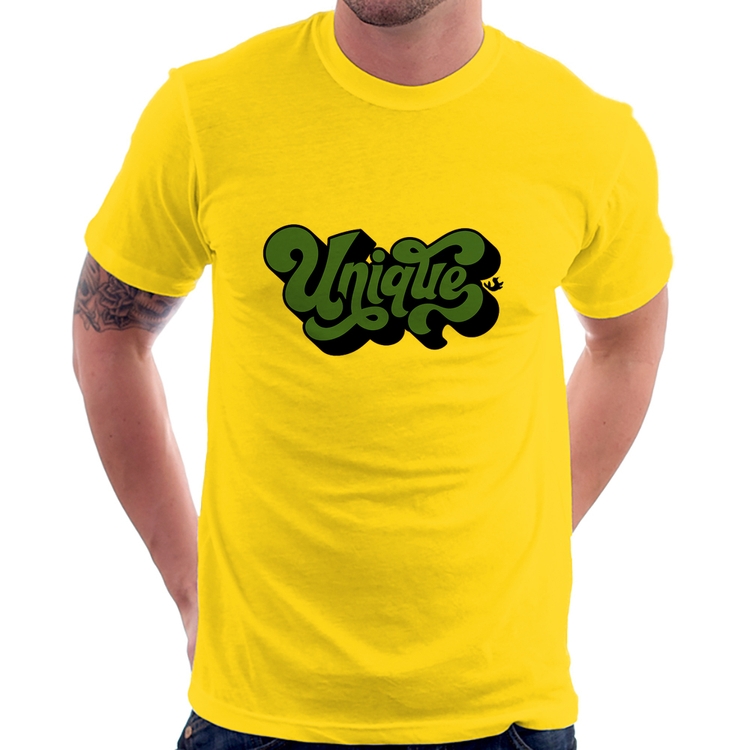 Camiseta Unique - Amarela