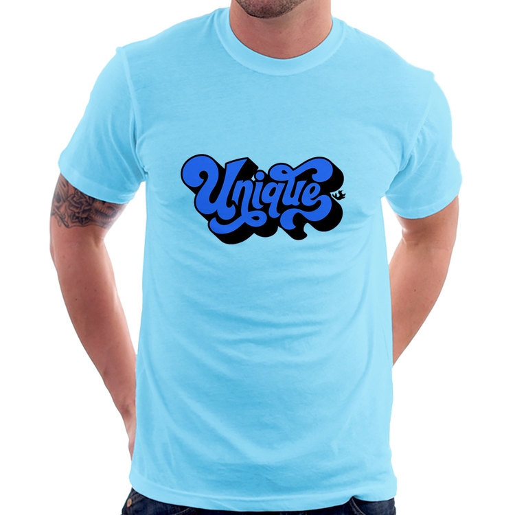 Camiseta Unique - Azul Bebê