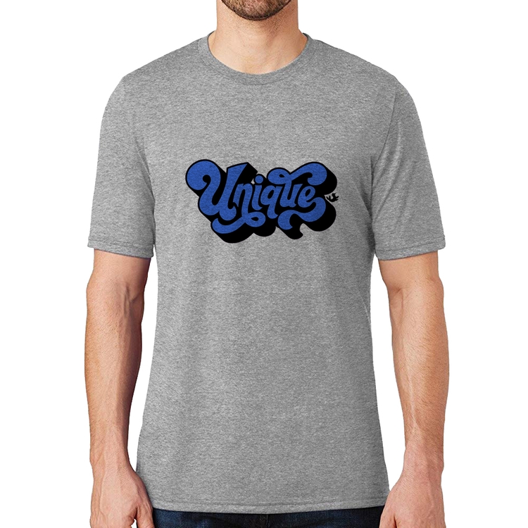 Camiseta Unique - Cinza