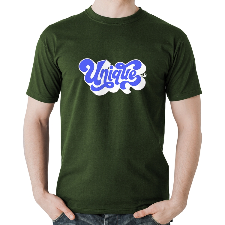 Camiseta Algodão Unique - Musgo