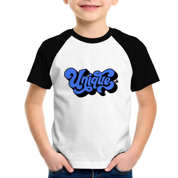 Camiseta Raglan Infantil Unique