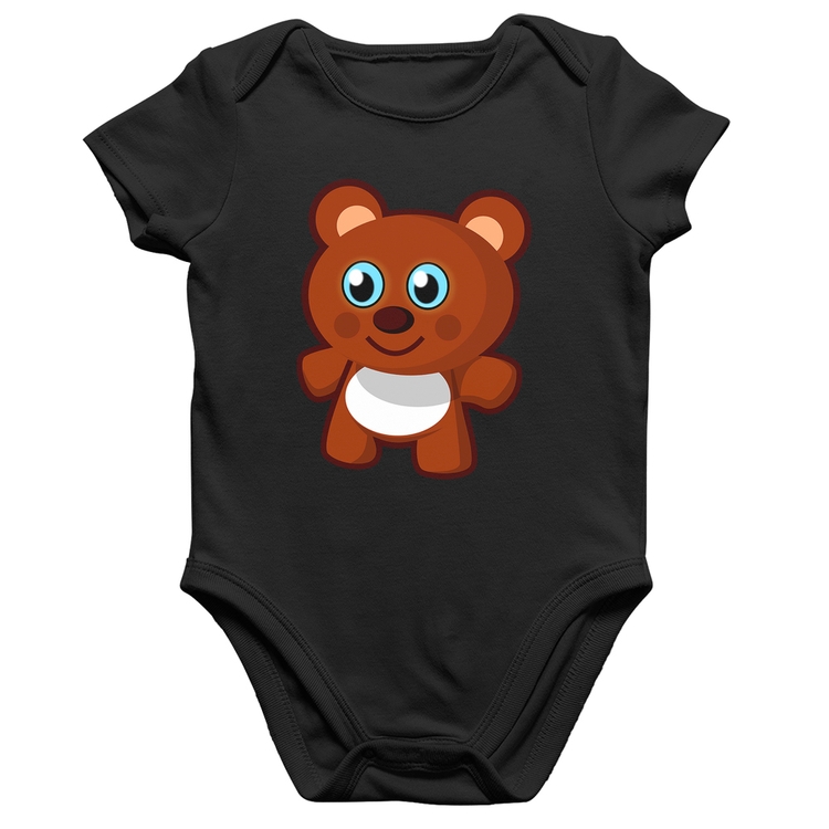 Body Bebê Algodão Ursinho Desenho
