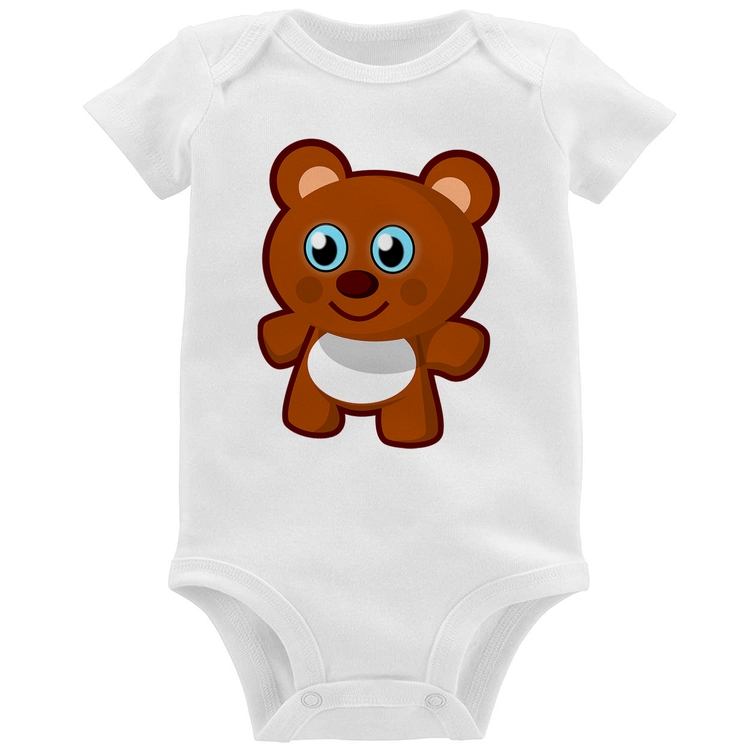 Body Bebê Ursinho Desenho