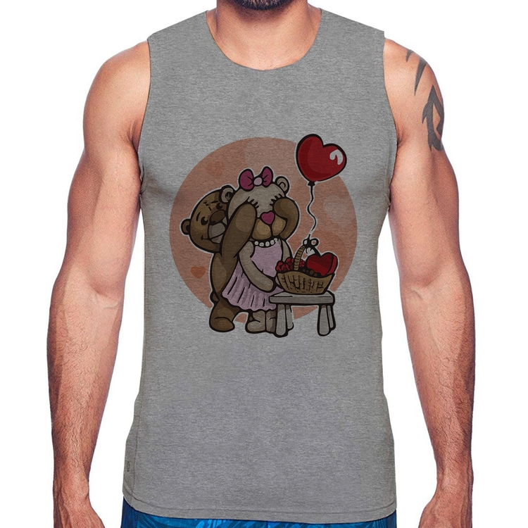 Regata Ursinhos Fofos - Cinza